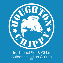 Houghton Chippy & Indian Cusine logo.